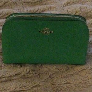 Coach Crossgrain Leather Make-Up Bag